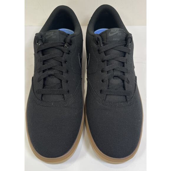 Nike SB Check Solarsoft Skateboarding Canvas Sneakers Men's 13 Black Gum MINT - Picture 10 of 10